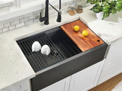 LR-D3320-10手工圓角不（bú）鏽鋼水槽