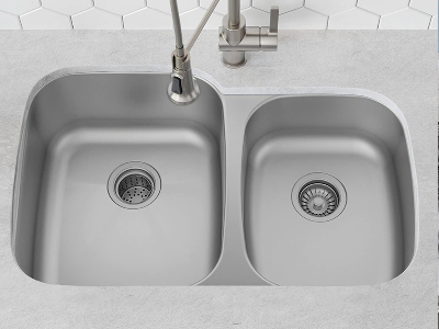 HU8-032拉伸盆圓角（jiǎo）雙槽子母盆