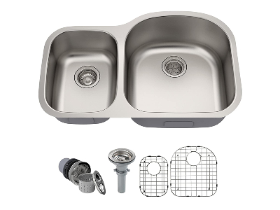 HU8-032拉伸盆圓角雙槽子母盆