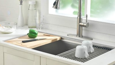 廚房水槽台下盆