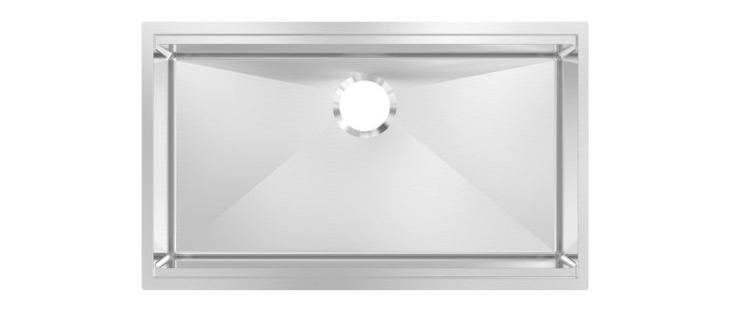 廚房不鏽鋼水槽拉絲麵