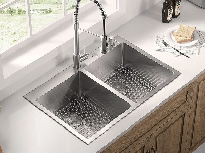 LR-S3319-10手工雙角雙（shuāng）盆